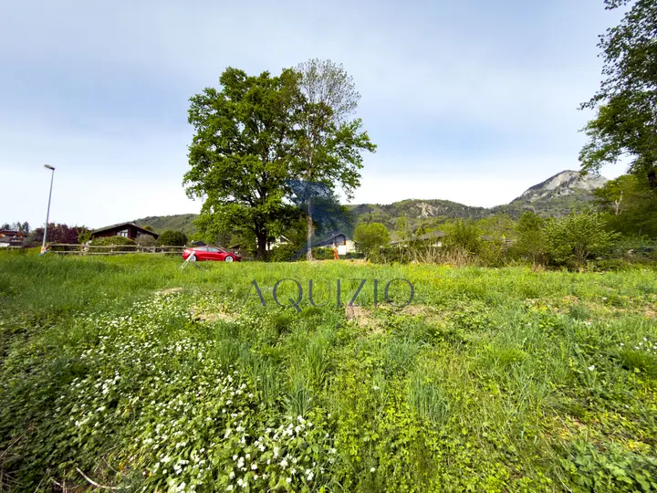 Terrain constructible 974 m2   Secteur recherché du coteau de Monnaz   Marignier