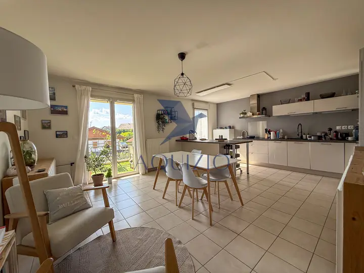 SUPERBE T3 LUMINEUX DE 64 M2 AVEC BALCON ET STATIONNEMENT   IDÉAL FRONTALIER   FINDROL (74250) — photo 2